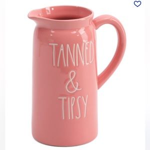 COPY - Rae Dunn Tanned and Tipsy pitcher Brand New